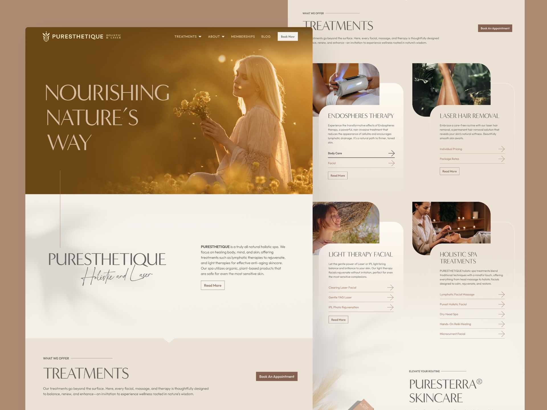 Puresthetique · brand & website · 2025
