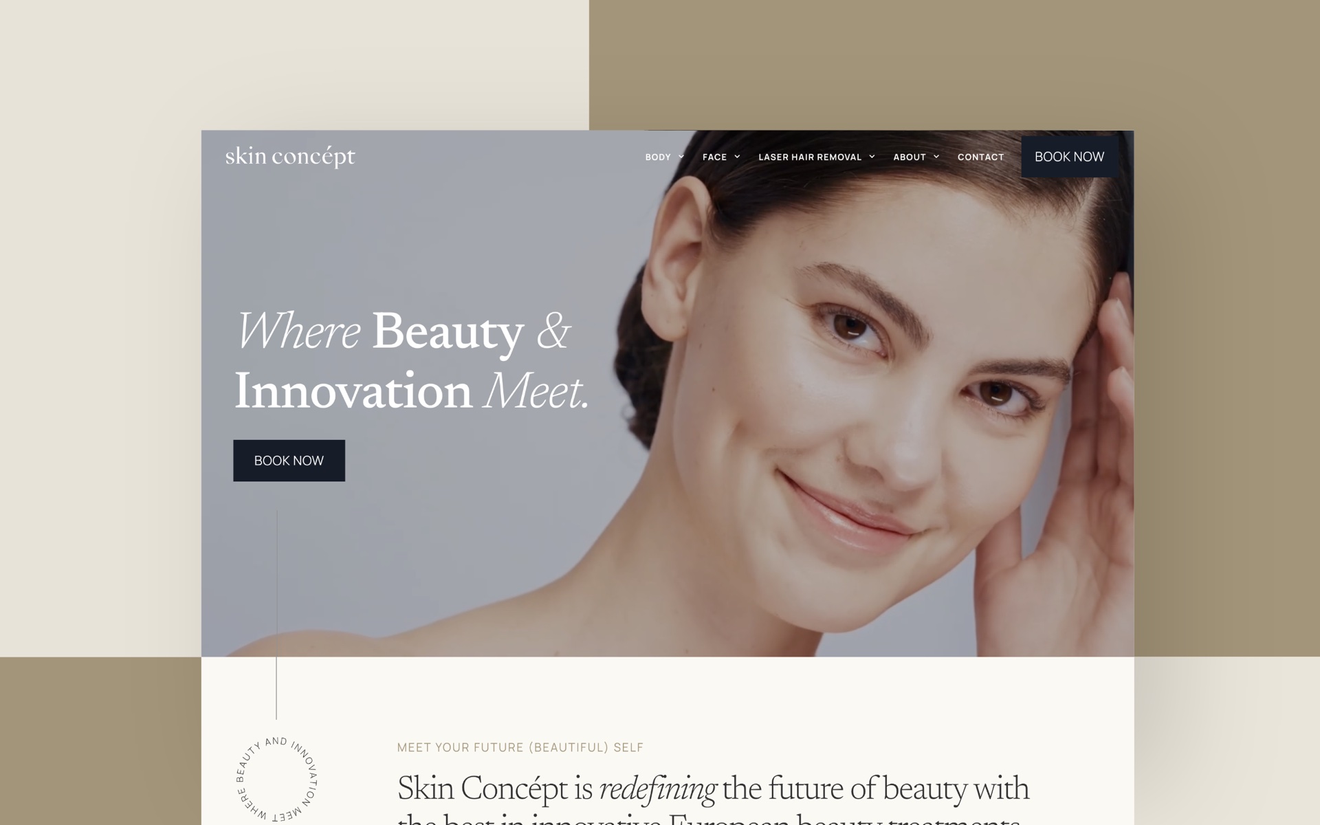 Skin Concept · website design & development · 2024